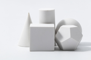 素描基础石膏静物实拍图