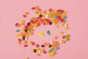 61儿童节彩虹糖酸甜水果味实拍图