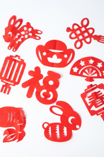 剪纸特色工艺品中国风喜庆红色实拍图
