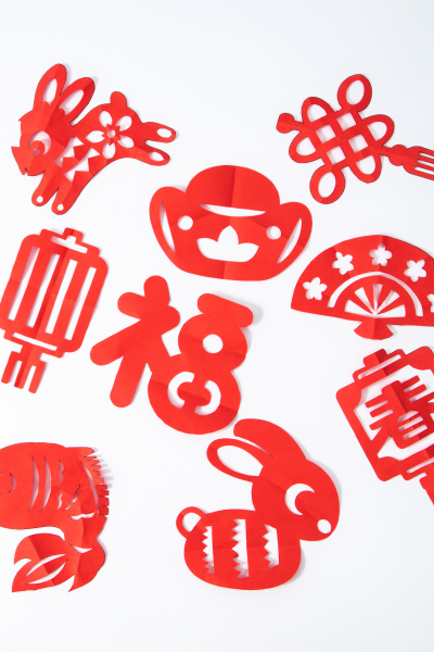 剪纸特色工艺品中国风喜庆红色实拍图