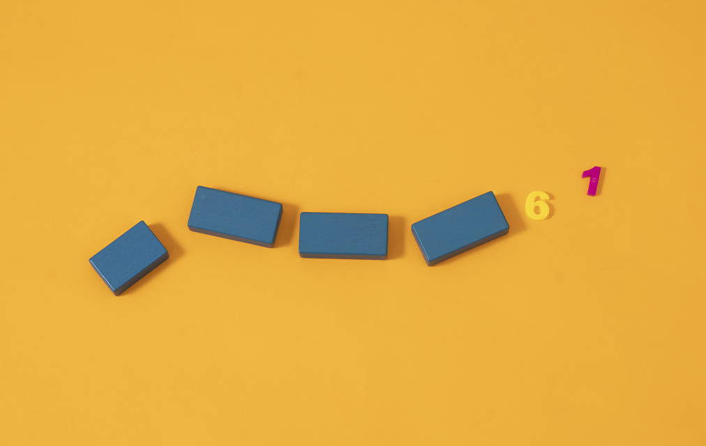 木头积木排火车庆61高清图