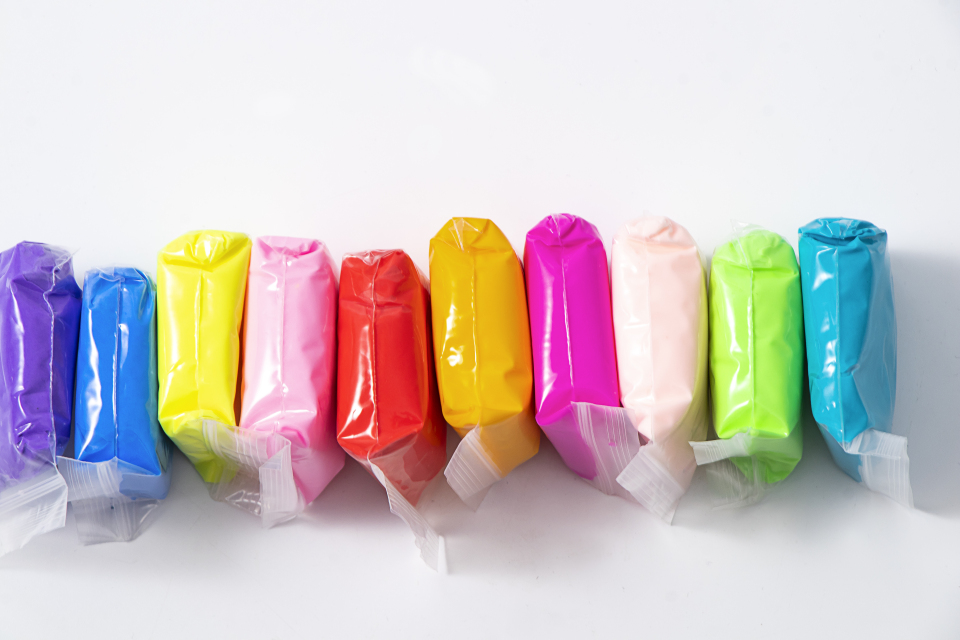 彩色手工橡皮泥展示图