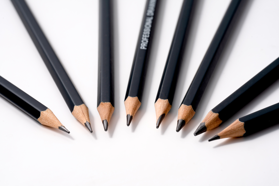 考试原木铅笔实拍图