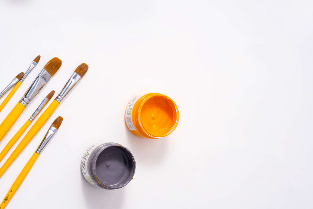 大小不一的油画笔套装实拍图版权图片下载