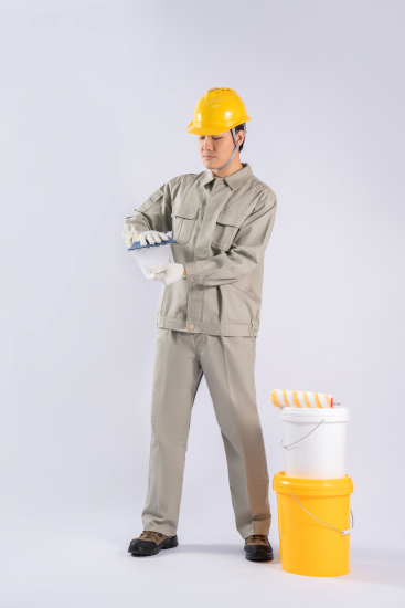 可爱男生建筑工具高清图