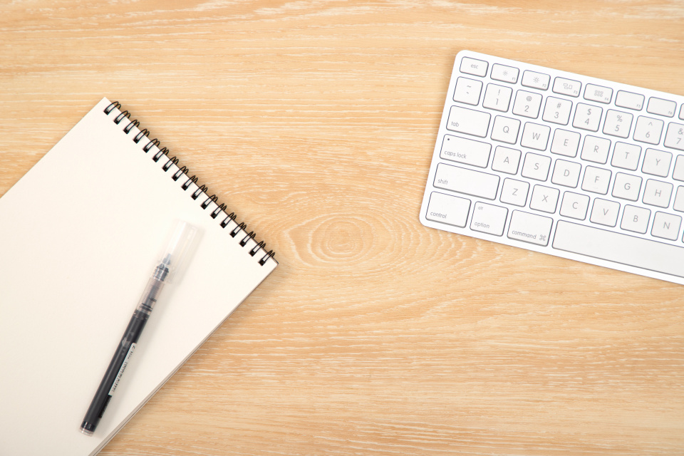 办公笔记本键盘实拍图