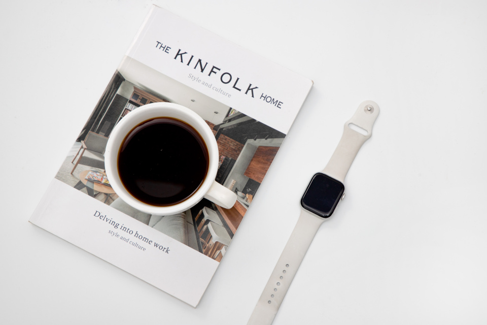 下午茶杂志简约高清图