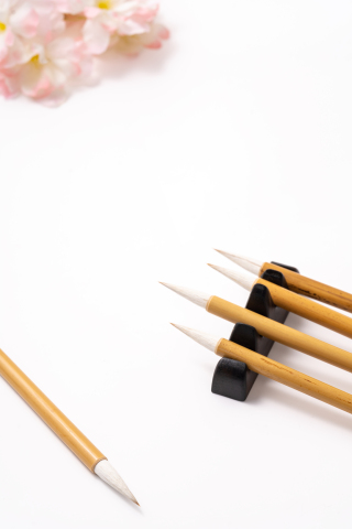 练习楷书行书专用毛笔实拍图