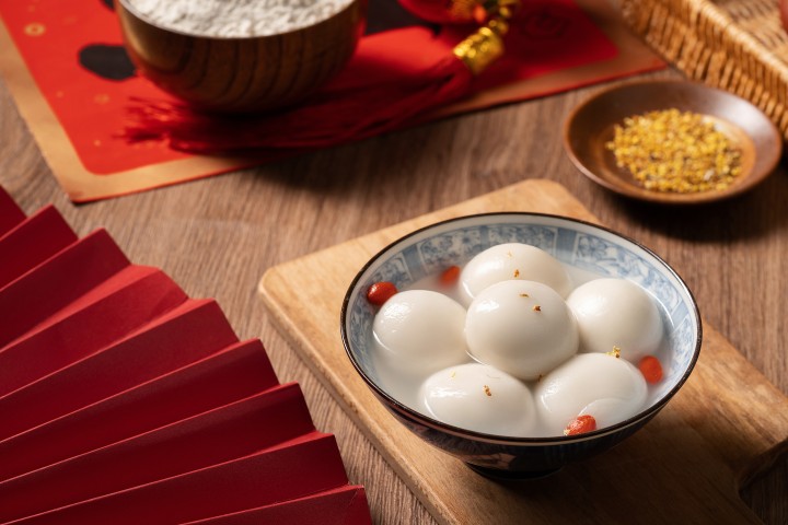 中国传统美食汤圆实拍图版权图片下载
