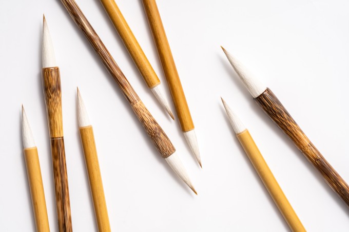 狼毫小楷工笔国画小号毛笔高清图