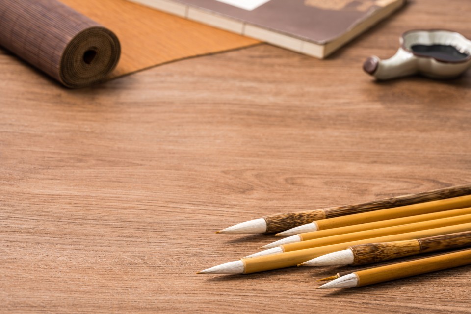 毛笔兼毫套装高清图