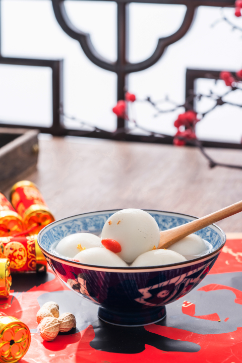 新年传统美食汤圆高清图版权图片下载