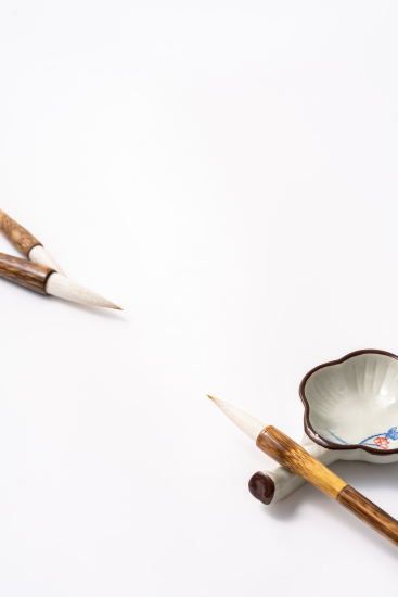 高级淡雅小楷毛笔实拍图