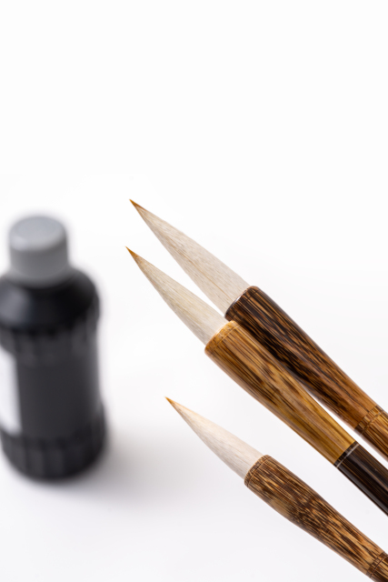 专业狼毫系列小楷毛笔高清图