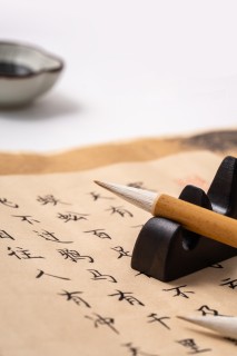 书法课专用小号毛笔实拍图