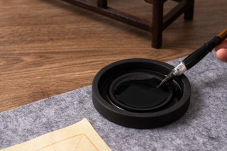 高档精致书法墨碟高清图