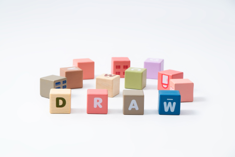 马卡龙色可爱积木实拍图