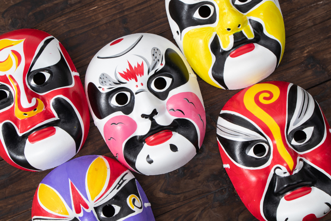 京剧说唱变脸道具高清图