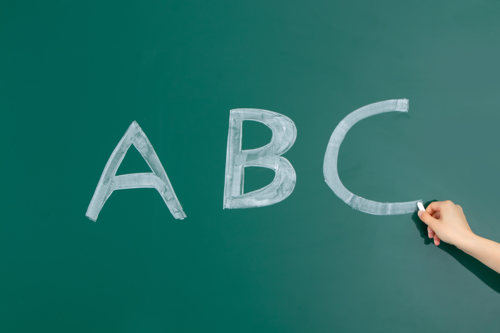 英文课字母书写高清图版权图片下载