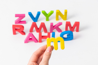 儿童英语课专用字母积木实拍图