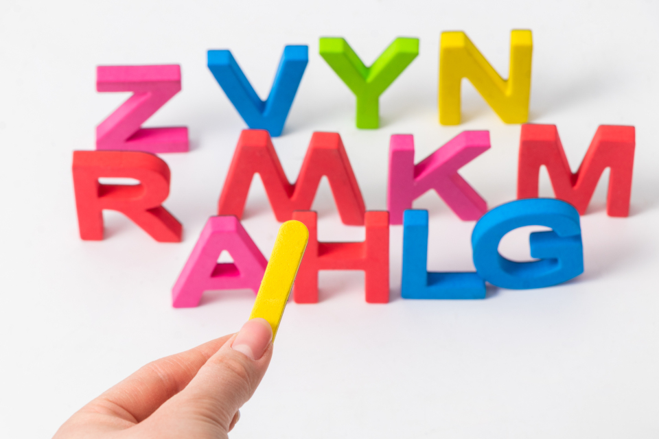 英语专用字母积木高清图