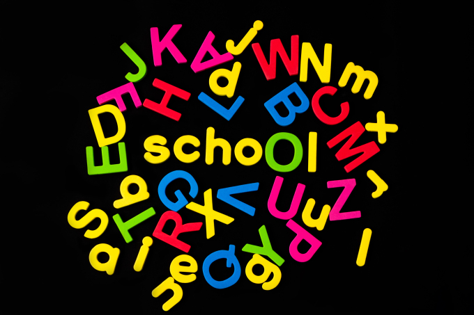 字母积木单词拼写实拍图