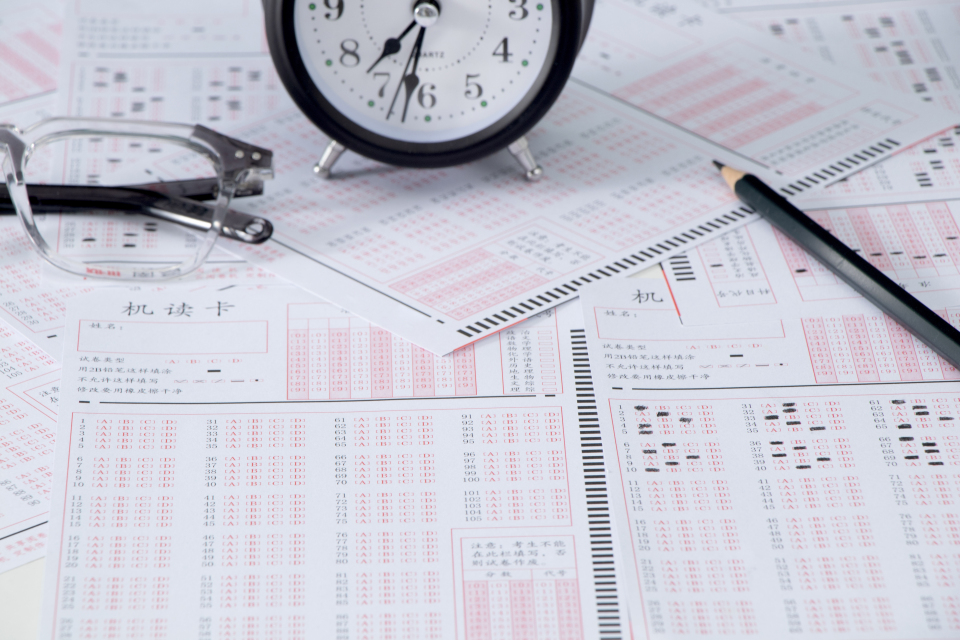 学校考试用品答题卡高清图