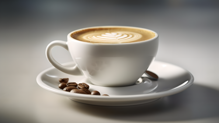 咖啡豆现磨咖啡甜品版权图片下载