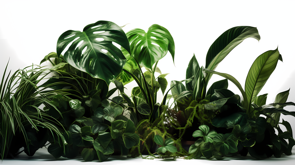 一堆茂盛的绿植摄影图片高清图版权图片下载