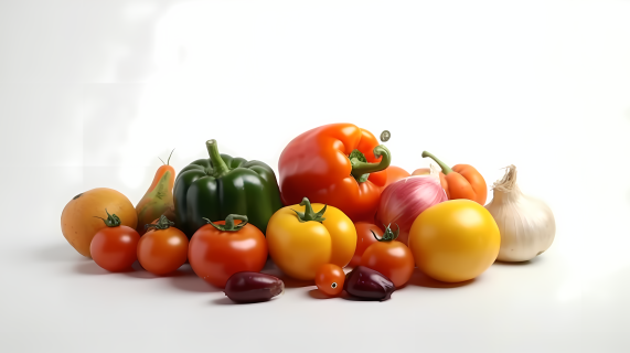 不同品种的番茄摄影图