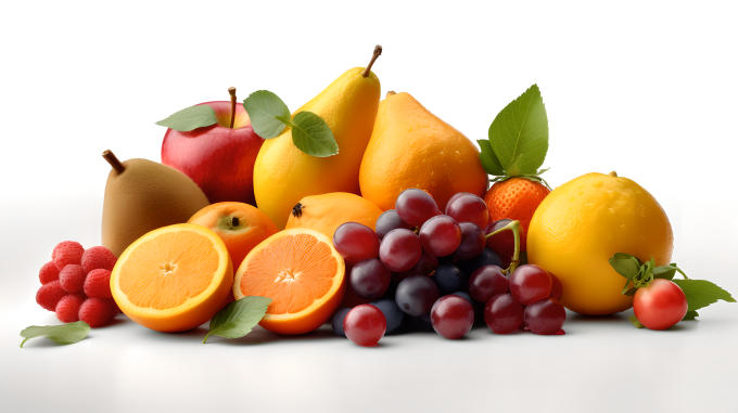 丰富水果盛宴清晰真实的4K摄影图片