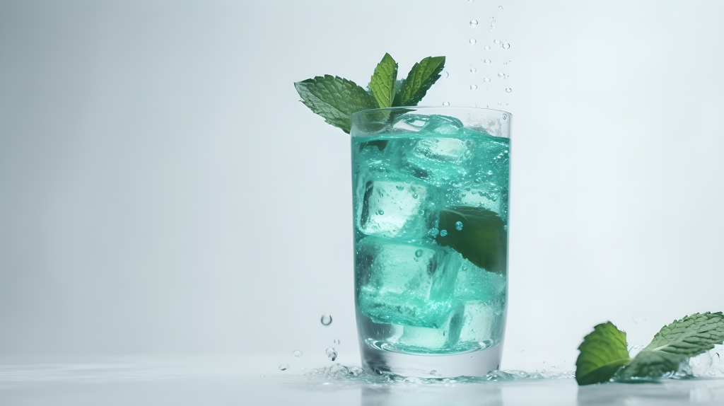 清爽活力薄荷饮版权图片下载