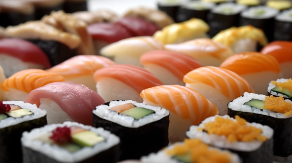 日式寿司摄影高清图