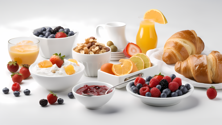 营养健康早餐美食摄影版权图片下载