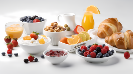 营养健康早餐美食摄影图片