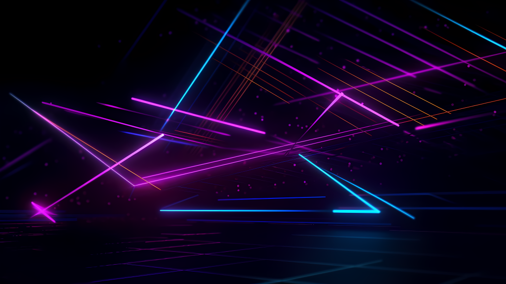 科技蓝紫荧光线条暗黑摄影高清图版权图片下载