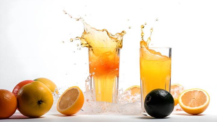 清新柠檬果汁饮品摄影高清图版权图片下载