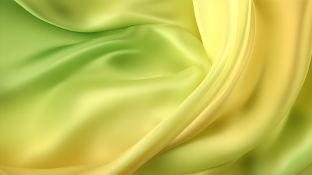 丝绸纹理渐变浅黄亮绿高清摄影图片