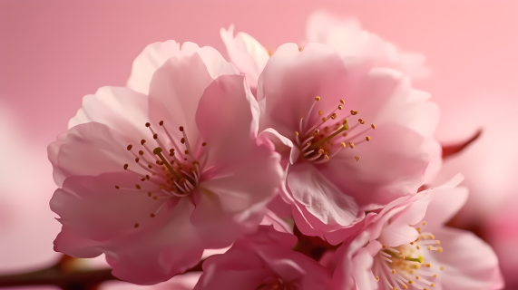 粉色花卉樱花摄影花卉图