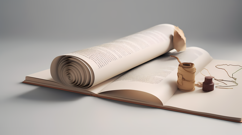 白色背景文凭书籍摄影图