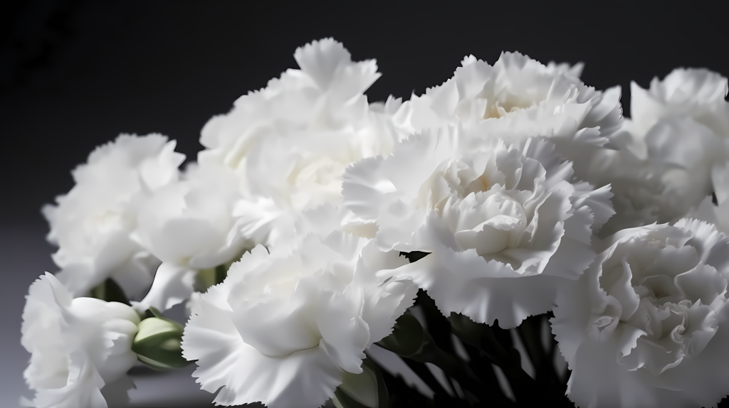 母亲节康乃馨花束唯美摄影图