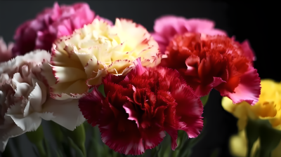 鲜花摄影母亲节康乃馨花束图片