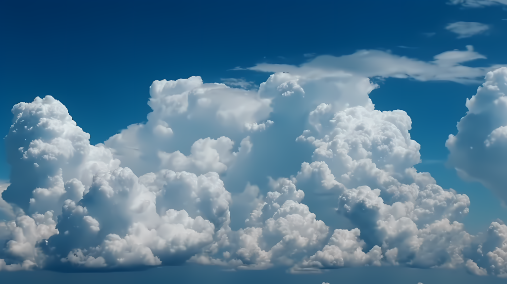 明净蓝天白云摄影作品版权图片下载