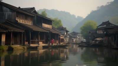 中国传统建筑南方水乡高清图