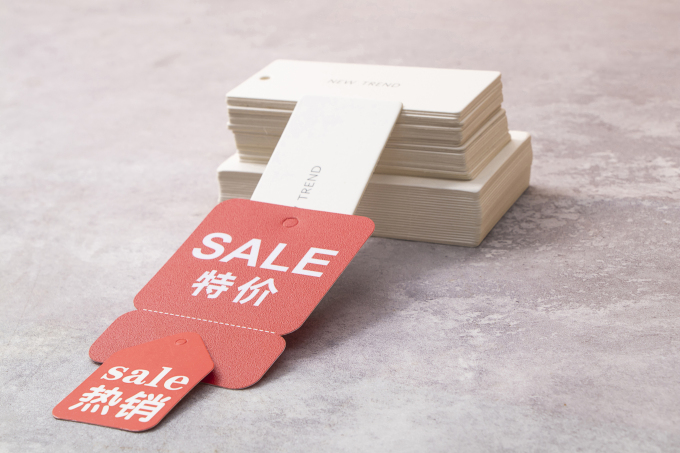 特价活动标签实拍图