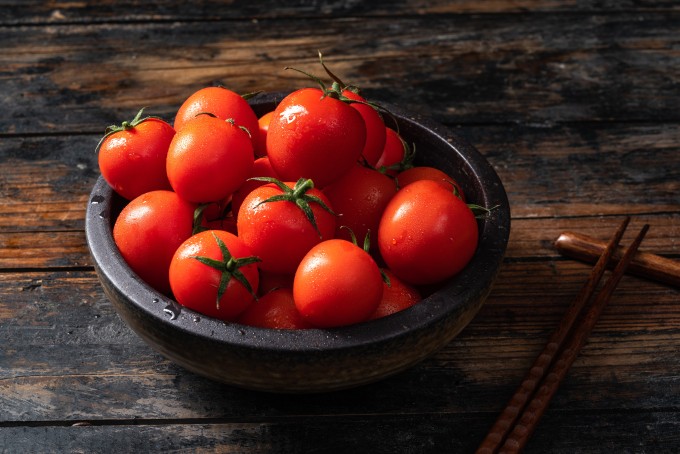 圣女果水果小柿子高清图