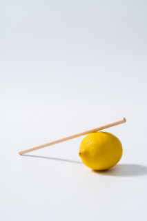 创意黄柠檬水果摆放实拍图