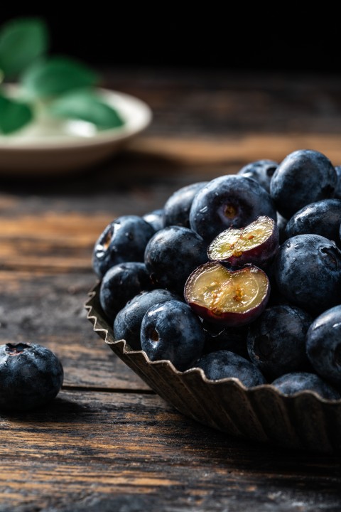 新鲜水果当季蓝莓实拍图版权图片下载
