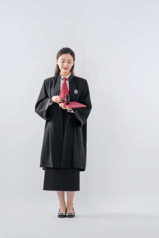 法院女性工作人员宣传图