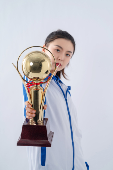 漂亮的获奖女选手高清图